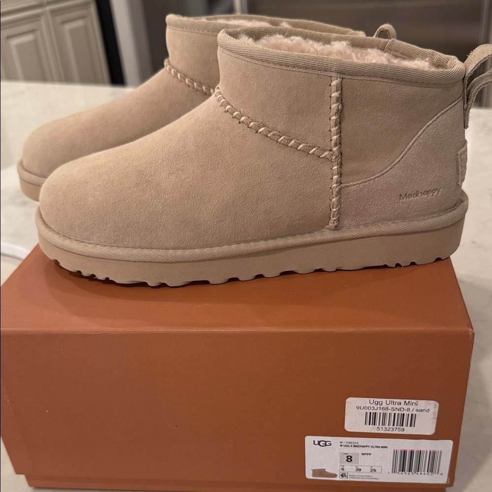 NIB-UGG x Madhappy Ultra Mini, size 8